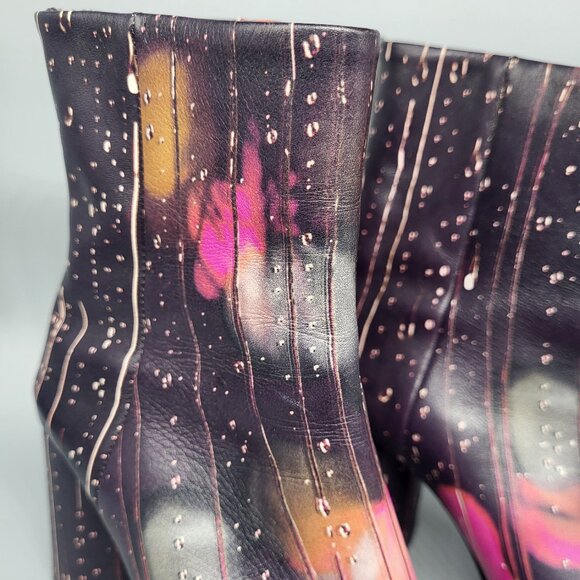 Maison Margiela Raindrops Leather Ankle Boot - Picture 16 of 17